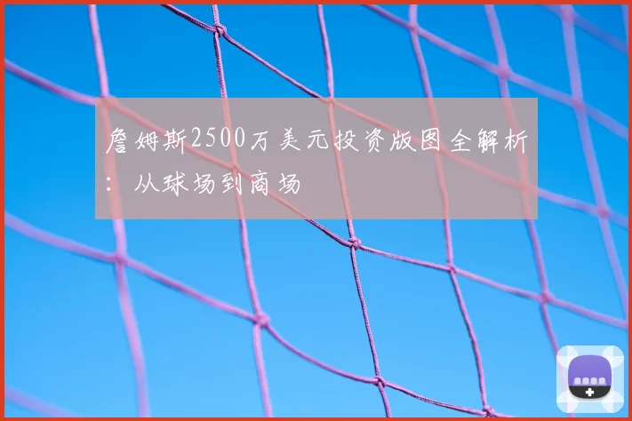 詹姆斯2500万美元投资版图全解析：从球场到商场